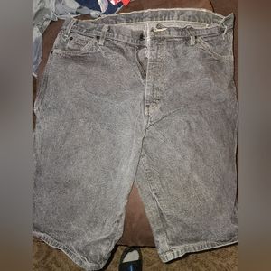Mens Dickies utility work denim shorts 40